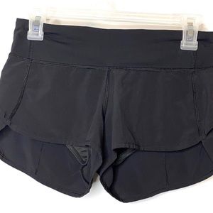 Lululemon Speed Up Black Shorts Size 2